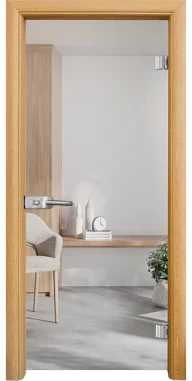 Стъклена врата Standart Basic G 10, Светъл дъб