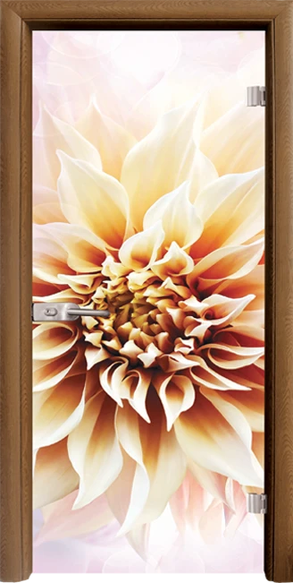 Стъклена врата Standart Print G 13-5, Златен дъб