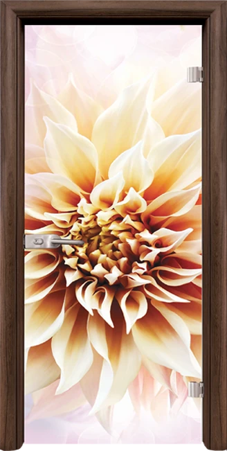 Стъклена врата Standart Print G 13-5, Орех