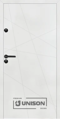 Входна Врата Термо Плюс модел Брилиант Цвят Бял Мат